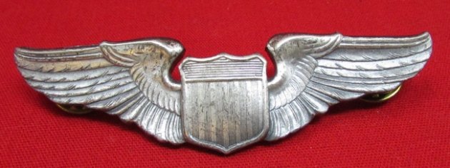  US Post WWII USAF Pilot Wings, Clutchback — image 2