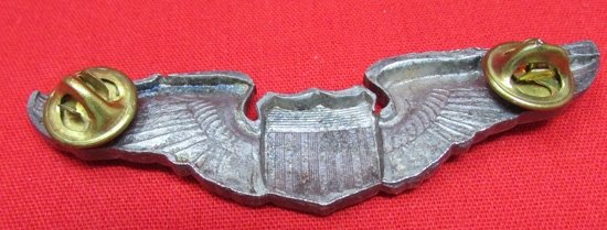  US Post WWII USAF Pilot Wings, Clutchback — image 3