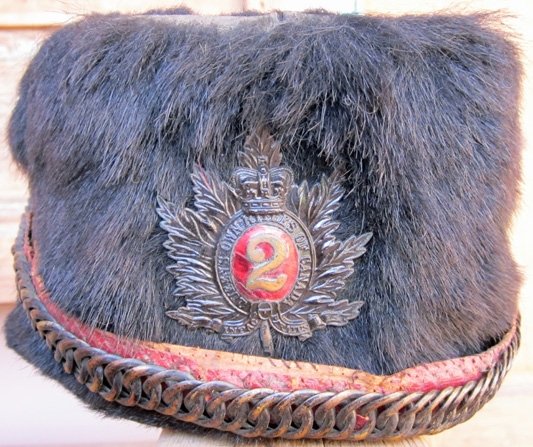  Canadian Pre WWI, Queens Own Rifles of Canada Busby — image 5
