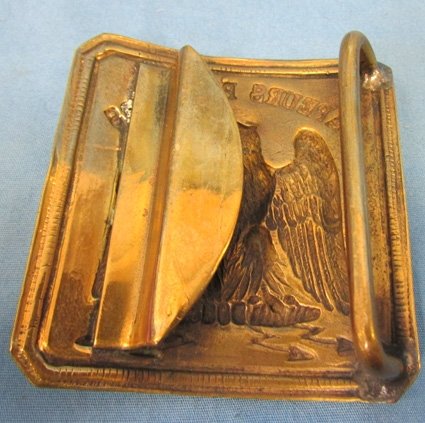  French Second Empire Enlisted Sapeurs & Pompiers Buckle — image 2