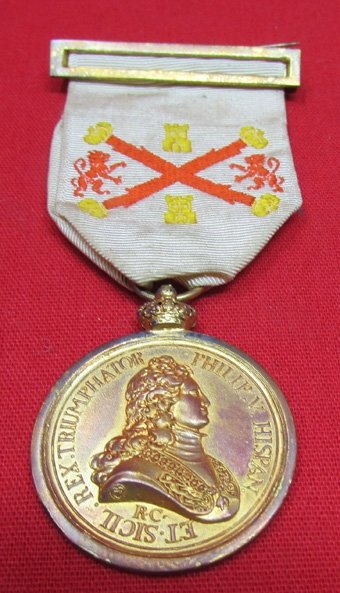  Spain, 2nd Centennial Medal 1910, Battles of Brihuega & Villaviciosa, Bronze — image 2