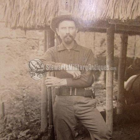  US Spanish American War Cabinet Card Set,30-40 Krag Rifles, 22nd US Inf'y — image 4