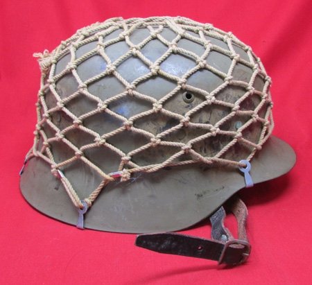  Spanish WWII, Model Z Steel Helmet, Leather Liner — image 2