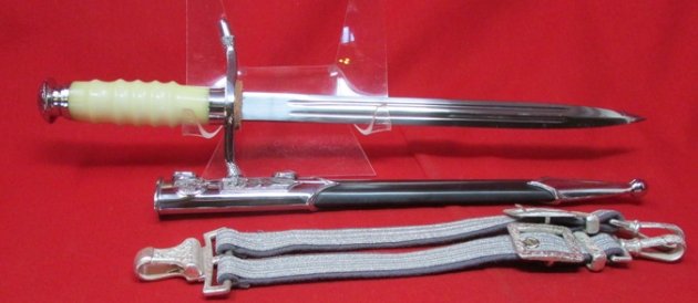  East German Cold War Army-Air Force Officers Dagger Set in Box — image 6