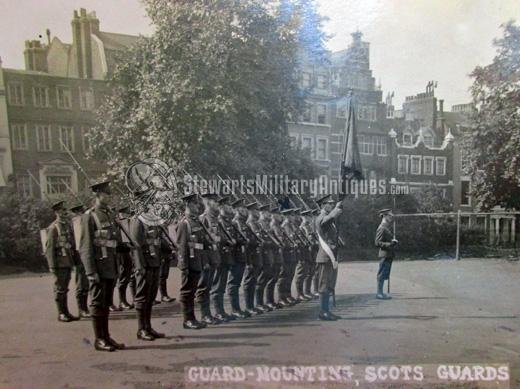  British WWI RPC Group Photo Lot, Scots Guards, Scottish Rifles (3 Cards) — image 3