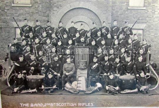  British WWI RPC Group Photo Lot, Scots Guards, Scottish Rifles (3 Cards) — image 4