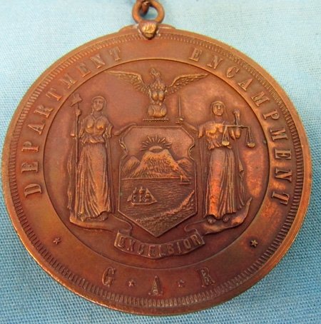  US Post Civil War GAR Delegate Medal, Syracuse NY 1899 — image 4