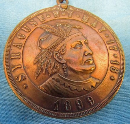  US Post Civil War GAR Delegate Medal, Syracuse NY 1899 — image 6
