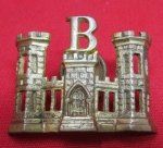 US Ca 1908 Army Enlisted Dress Cap Insignia, Engineers, B …