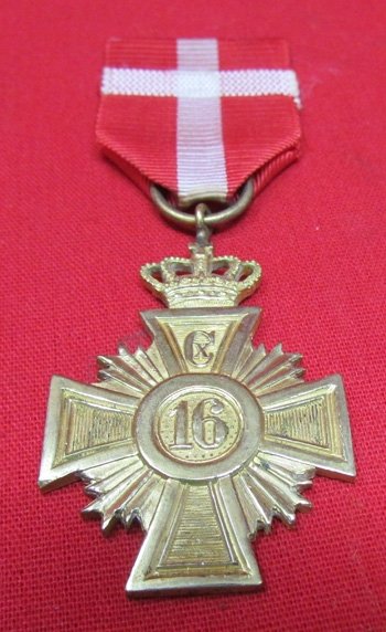  Danish WWII Long Service Medal, King Christian X — image 2
