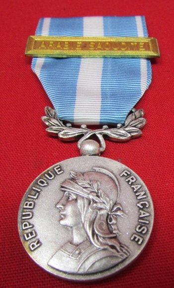  French Colonial Medal, Arabic Saoudite Clasp — image 2