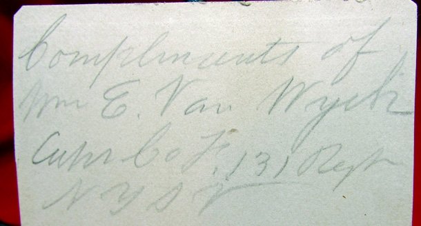  US Civil War CDV, Identified, Van Wyer, Co. F. 131st Rgt NYSV — image 4