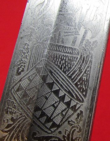  German Imperial Era, Prussian Artillery Officers Sword, Triple Etched, WKC — image 8