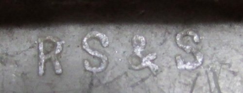  German WWII Army Enlisted Pebbled Aluminum Buckle & Leather Tab, R.S. & S. 1937 — image 6