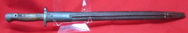  British WWII M1907 Bayonet & Scabbard, Australian Mfg — image 2
