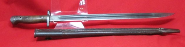  British WWII M1907 Bayonet & Scabbard, Australian Mfg — image 5