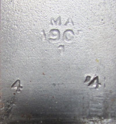  British WWII M1907 Bayonet & Scabbard, Australian Mfg — image 7