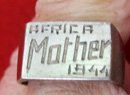 US WWII North Africa Souvenir Ring, 1944