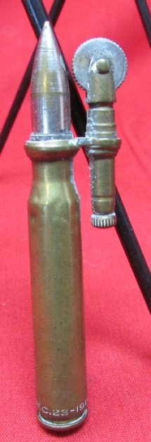  US WWI Trench Art Bullet Lighter — image 2