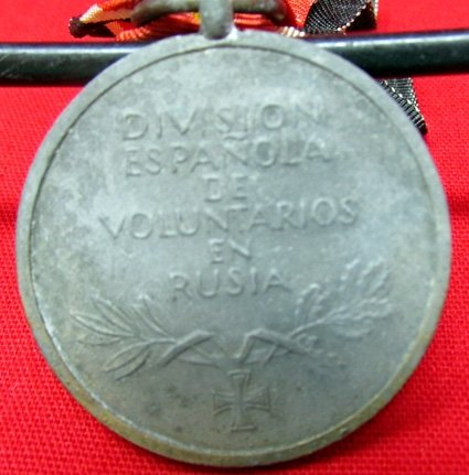  Spanish WWII, Blue Division Volunteer Medal — image 4