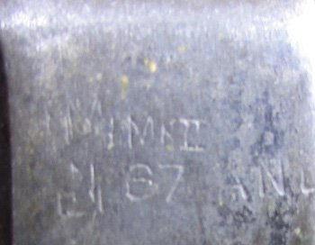  British WWII No 4 MkII Spike Bayonet &, Metal Scabbard — image 3