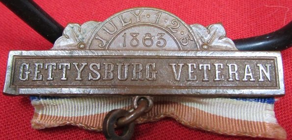 US Post Civil War, Gettysburg Veteran Medal, New York, 1863-1893 — image 3