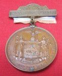 US Post Civil War, Gettysburg Veteran Medal, New York, 1863-1893