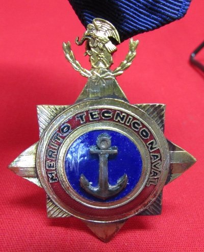  Mexico, Technical Merit Medal 1st Class, Navy — image 3
