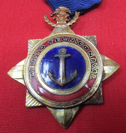  Mexico, Technical Merit Medal 1st Class, Navy — image 4
