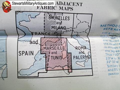  British Korean War RAF Cloth Map, Marseille & Tunis — image 6