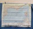 British Korean War RAF Cloth Map, Marseille & Tunis