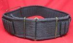 US SAW 45 Caliber Blue Woven Cartridge Belt, Brass Holster …