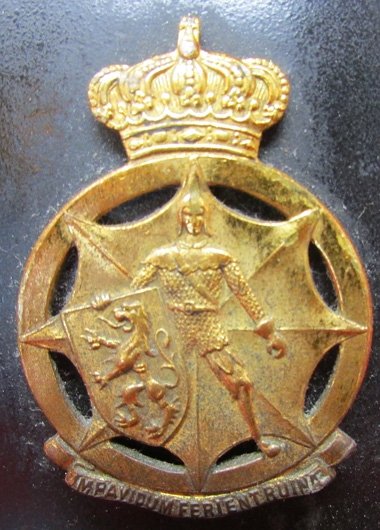  Belgian Post WWII Adrian Helmet, Complete — image 3