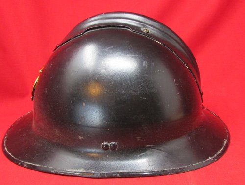  Belgian Post WWII Adrian Helmet, Complete — image 4