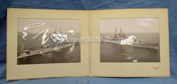  US Post WWII, USS Rochester, CA-124, Matted Photographs, Large Size — image 2