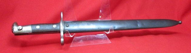  Swiss, M1889 Schmidt-Rubin Rifle Bayonet, Waffenfabrik Neuhausen — image 2