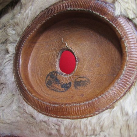  Japanese WWII Army Winter Flying Helmet, Tan Leather — image 7