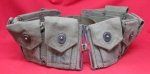 US Korean War Era, Dark OD Canvas 10 Pocket Ammunition …