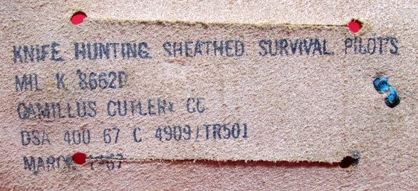  US Vietnam War Era, USAF Pilot's Survival Knife, Camillus Cutlery  1967, Unissued — image 5