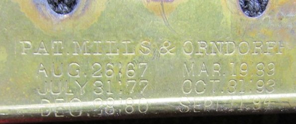  US SAW 45 Cal. 100 Round, Double Loop, Blue Canvas Belt, Mills Mfg. Connecticut NG — image 5