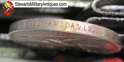  British George V Faithful Service Medal, Named Davis — image 3