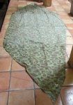 US WWII USMC Issue Camouflage Shelter Half, Reversible, 1942
