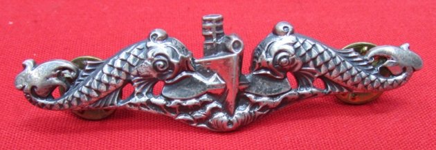  US Cold War Era, Enlisted US Navy Submarine Dolphins, Sterling, Gemsco, Clutchback — image 2