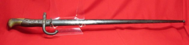  French M1874 Gras Bayonet, L Deny Paris 1878 — image 2