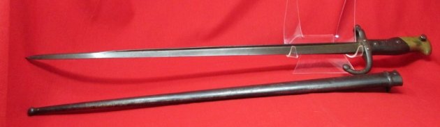  French M1874 Gras Bayonet, L Deny Paris 1878 — image 4