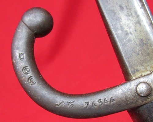  French M1874 Gras Bayonet, L Deny Paris 1878 — image 6