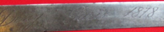  French M1874 Gras Bayonet, L Deny Paris 1878 — image 7