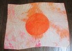 Japanese WWII Silk Flag, 36 x 27 Inches