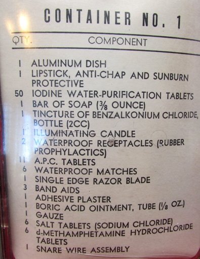  US Vietnam War Airman's Escape and Evasion Survival Kit, 1966 — image 5