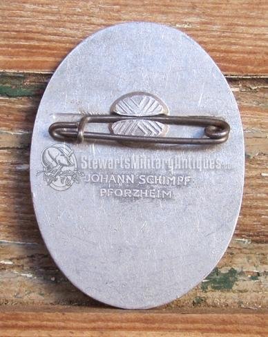  German WWII Tinnie, Saarbrucken 1935 — image 3